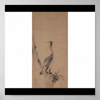 Póster Painting by Miyamoto Musashi, c. 1600's