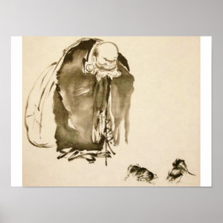 Póster Painting by Miyamoto Musashi, c. 1600's