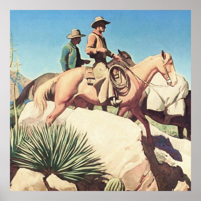 Póster “País Ganadero” por Maynard Dixon (Frente)