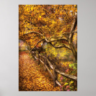 Póster País - Lado de la carretera del país