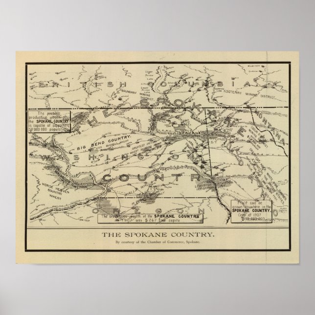 Póster País Spokane (Frente)