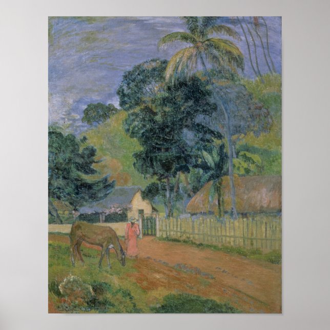 Póster Paisaje, 1899 (Frente)