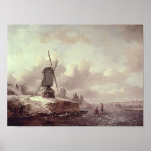 Póster Paisaje 2 del invierno