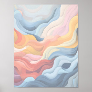 Póster Paisaje Abstracto 2