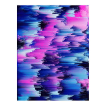 Paisaje abstracto de puesta de sol con fallas