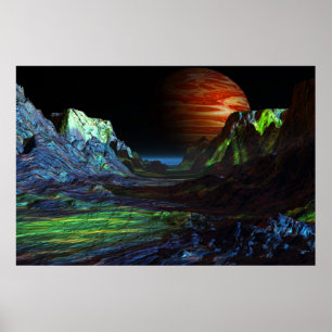 Póster paisaje antes de jupiter