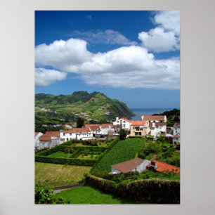 Póster Paisaje azoreo