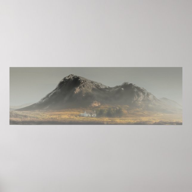 Póster Paisaje Buachaille Etive Mhor, Glencoe Scotland (Frente)
