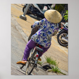 Póster Paisaje callejero en Vietnam