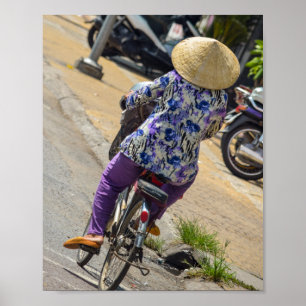 Póster Paisaje callejero en Vietnam