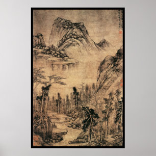 Póster Paisaje chino (ix)