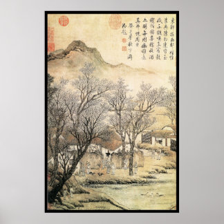 Póster Paisaje chino (VIII)