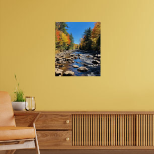 Póster Paisaje colorido de Nueva Inglaterra