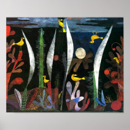 Póster Paisaje con aves amarillas | Paul Klee |