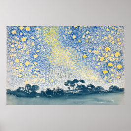 Póster Paisaje con estrellas (1905-1908)
