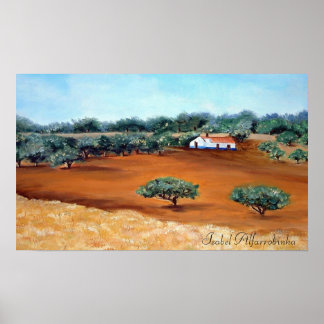 Póster - paisaje de alentejo.