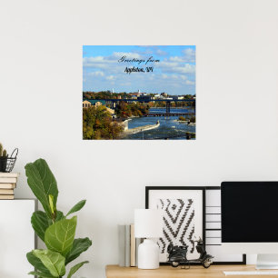 Póster paisaje de Appleton, Wisconsin