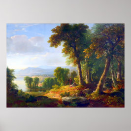 Póster Paisaje de Asher B Durand 1850