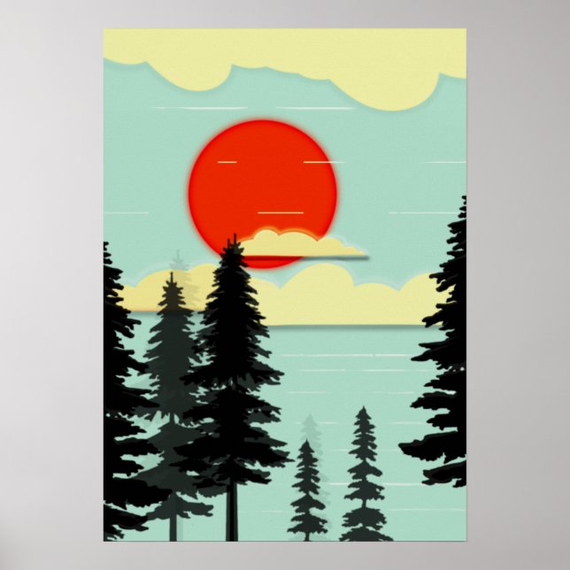PÓSTER PAISAJE DE BC (Frente)