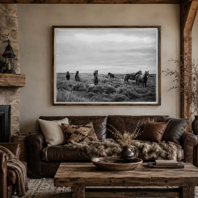 Póster Paisaje de caballos salvajes (Subido por el creador)