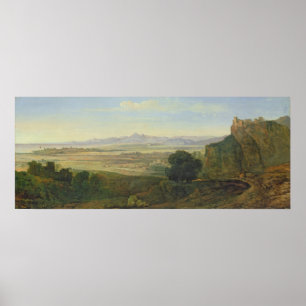 Póster Paisaje de Campagna