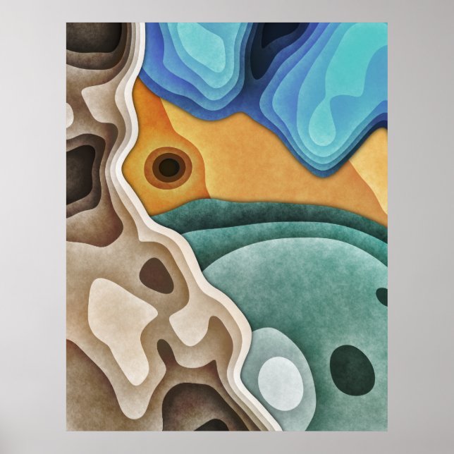 Póster Paisaje de Capas (Frente)