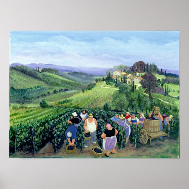 Póster Paisaje de Chianti (Frente)
