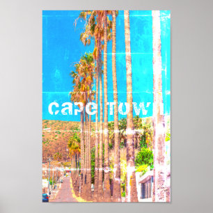 Póster Paisaje de Ciudad del Cabo Fresnaye Sudáfrica