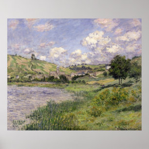 Póster Paisaje de Claude Monet el , Vetheuil, 1879