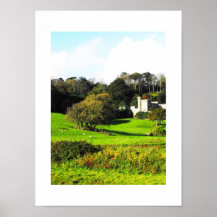 Póster Paisaje de Cornualles