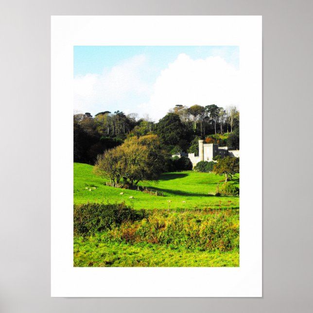 Póster Paisaje de Cornualles (Frente)