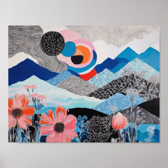 Póster Paisaje de ensueño 2 (Frente)