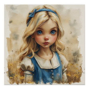 Póster Paisaje de ensueño de Alicia: Capricho de Wonderla