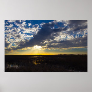 Póster Paisaje de Florida Prairie