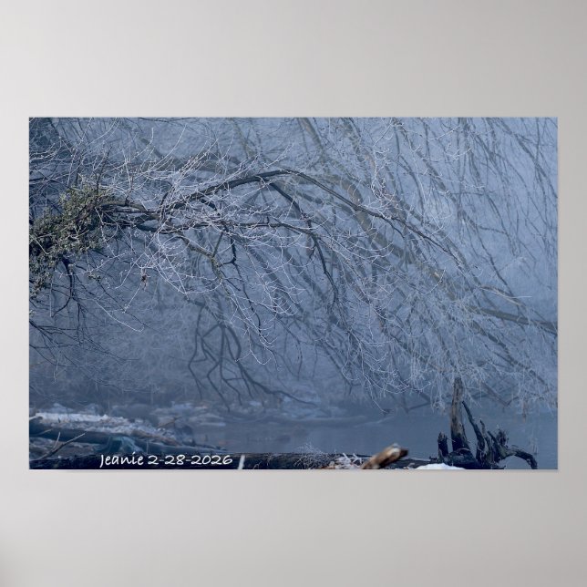 Póster Paisaje de invierno  (Frente)