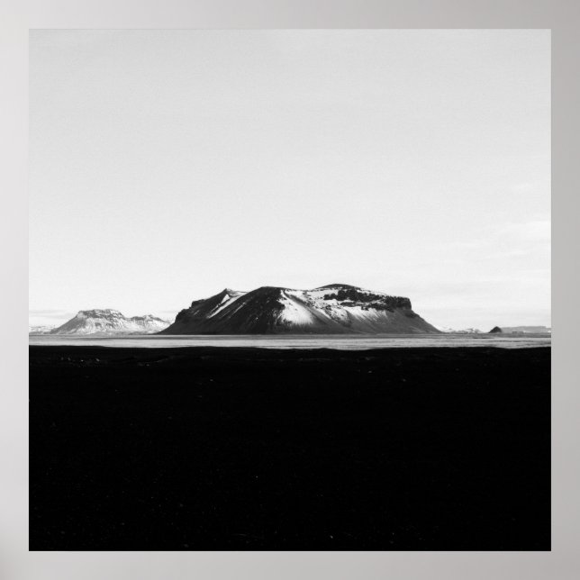 Póster Paisaje de Islandia (Frente)