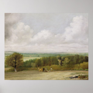 Póster Paisaje de John Constable el  : Escena de arado en