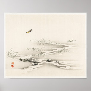 Póster Paisaje de Kōno Bairei (1844-1895)