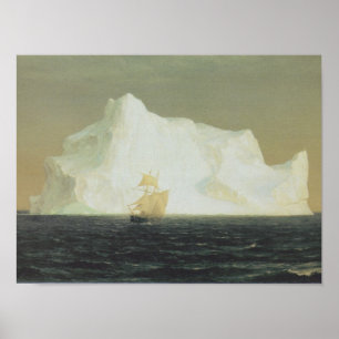 Póster Paisaje de la iglesia de Friedrich