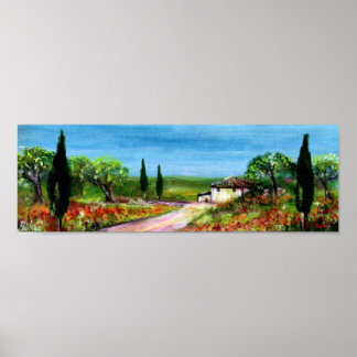 Póster PAISAJE DE LA Toscana