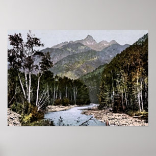 Póster Paisaje de las montañas de Durango, Colorado Needl