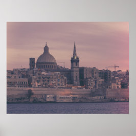 Póster Paisaje de Malta