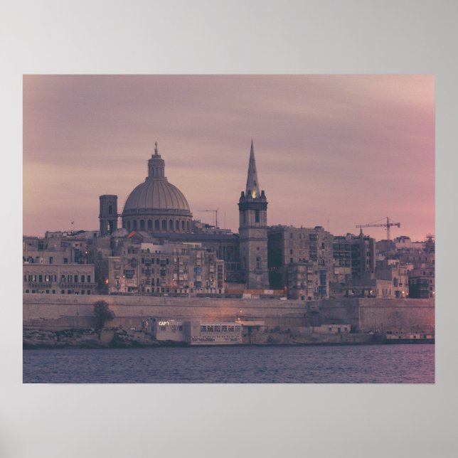 Póster Paisaje de Malta (Frente)