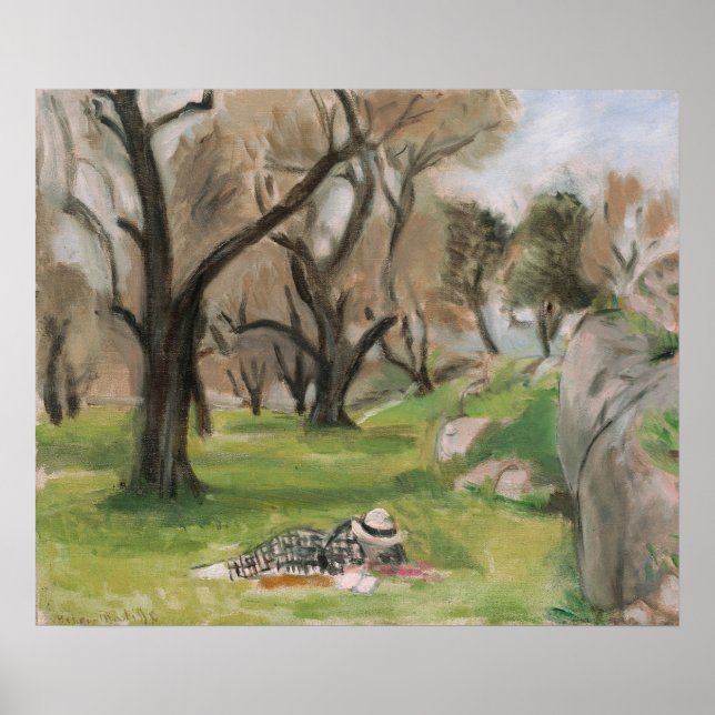 Póster Paisaje de Matisse del Sur (Frente)