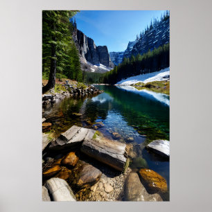 Póster Paisaje de montaña