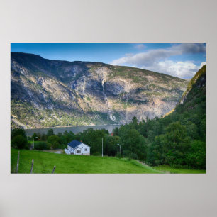 Póster Paisaje de Noruega