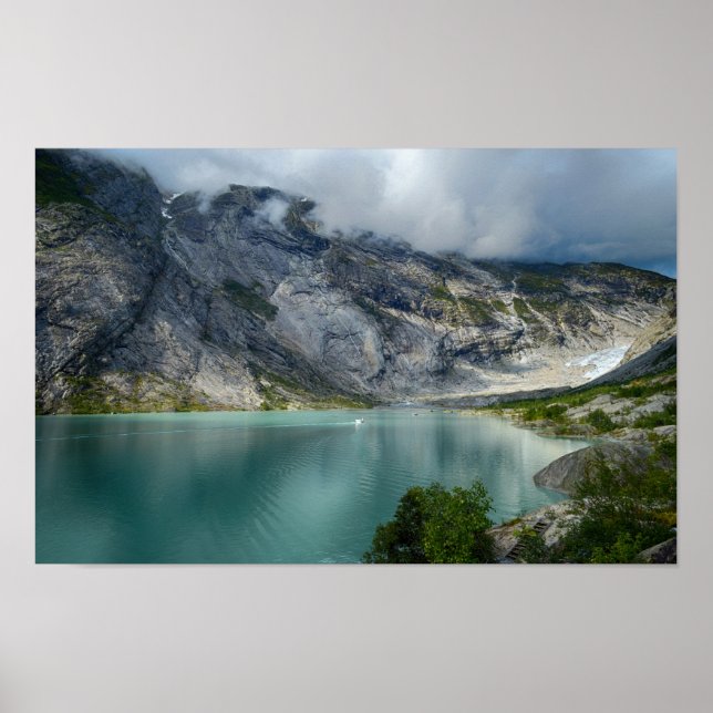 Póster Paisaje de Noruega (Frente)