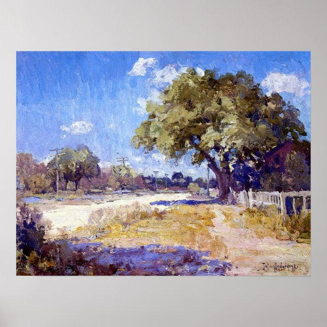 Póster Paisaje de Onderdonk - Texas (Frente)