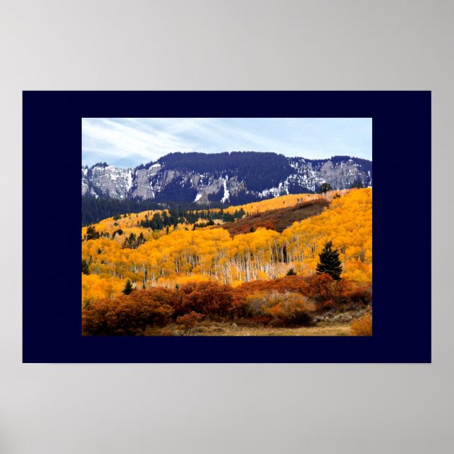 Póster Paisaje de otoño (Frente)