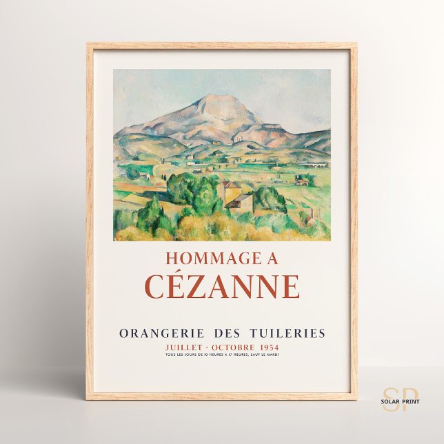 Póster Paisaje de Paul Cézanne Mont Sainte-Victoire Seren (Subido por el creador)